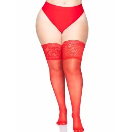 LEG AVENUE - STAY UPS SHEER THIGH UP PLUS SIZE